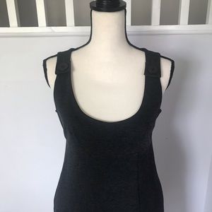 Sleeveless grey dress